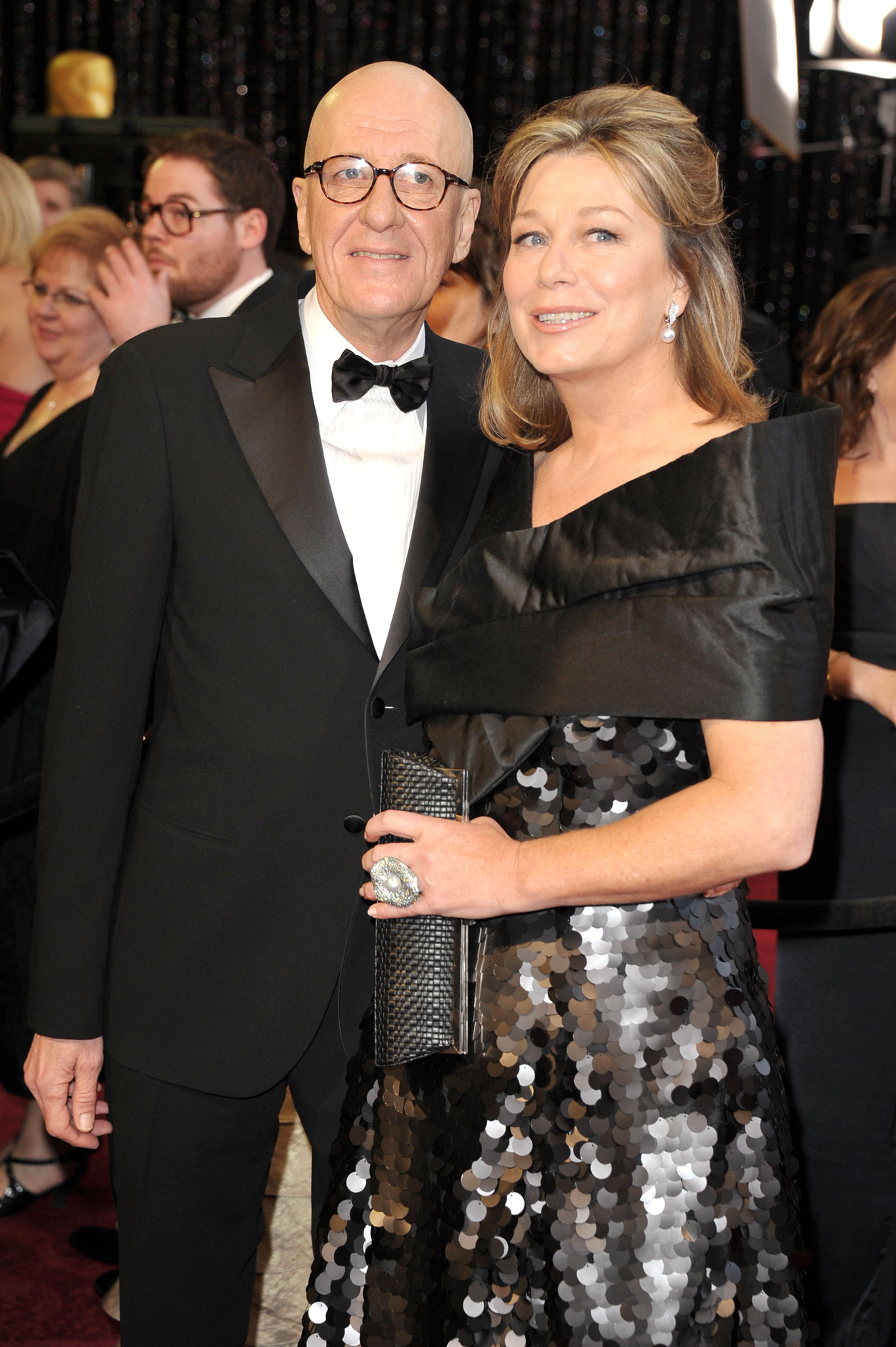 Geoffrey Rush and Jane Menelaus