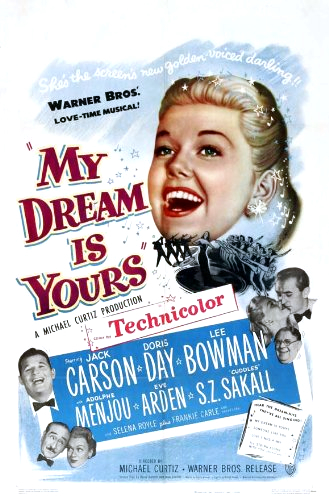 Doris Day, Eve Arden, Jack Carson, Lee Bowman, Adolphe Menjou and S.Z. Sakall in My Dream Is Yours (1949)