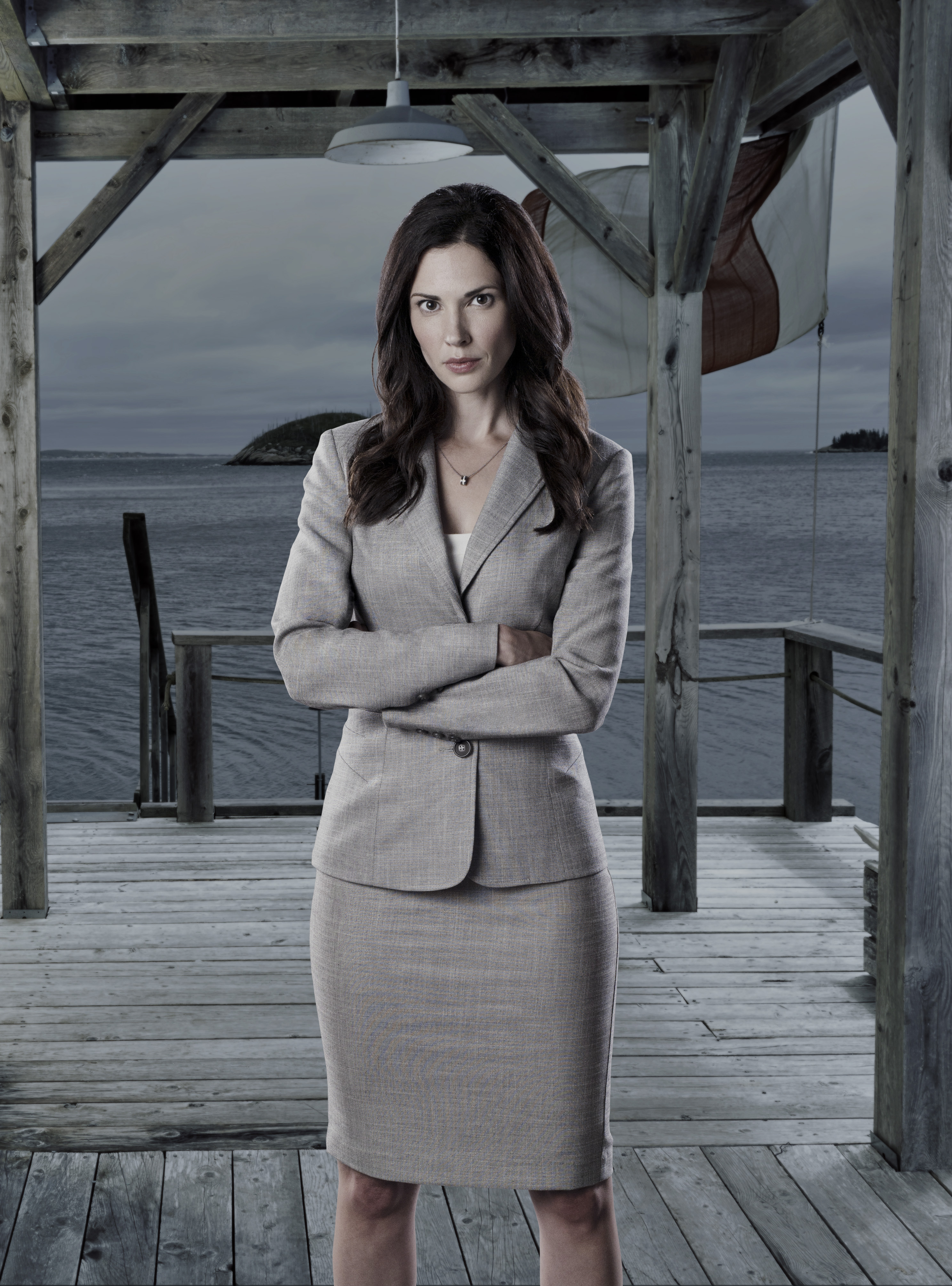 Laura Mennell as Dr. Charlotte Cross on Haven