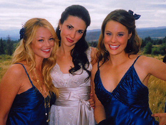 Charlotte Ross, Laura Mennell and Ashley Williams in Montana Sky.