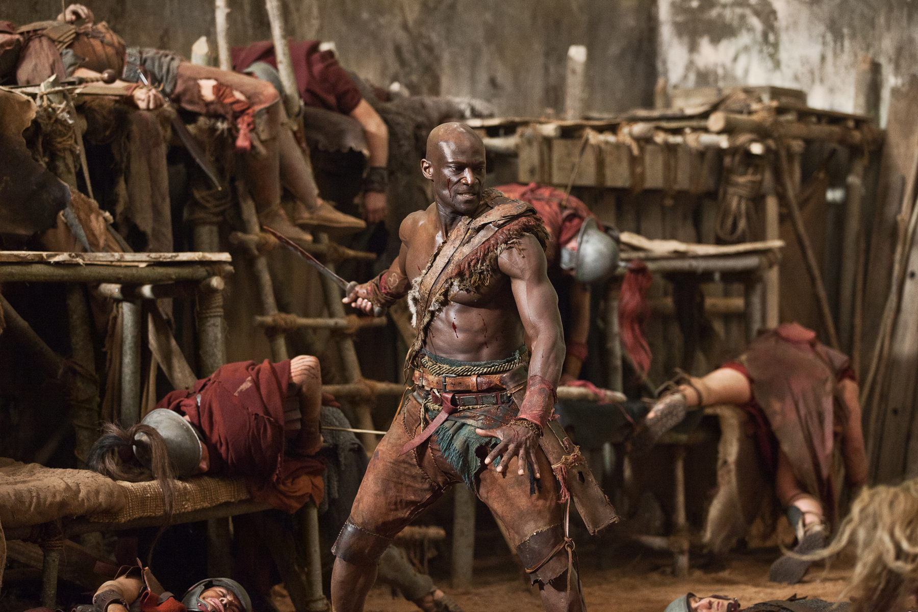 Still of Peter Mensah in Spartacus: Blood and Sand (2010)