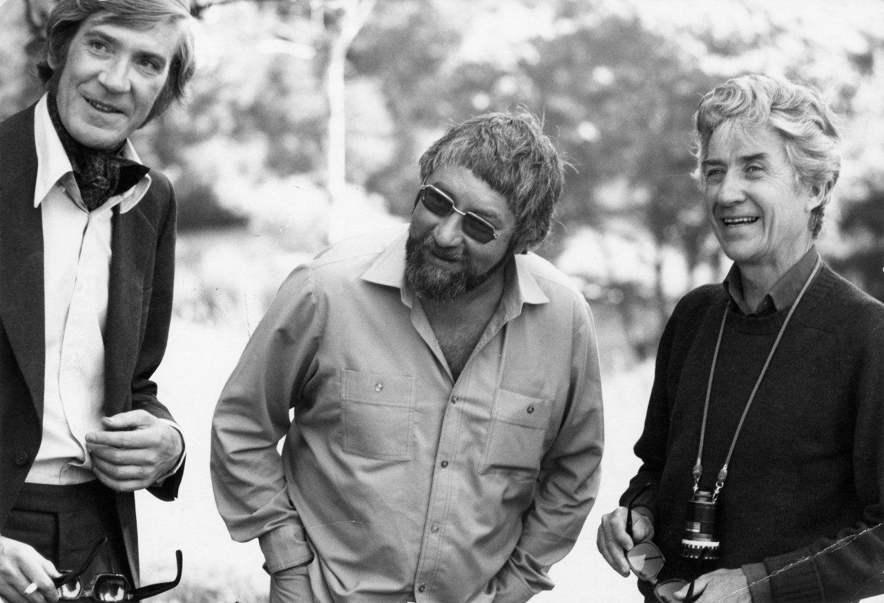 David Warner, David Mercer and Alain Resnais in Providence (1977)