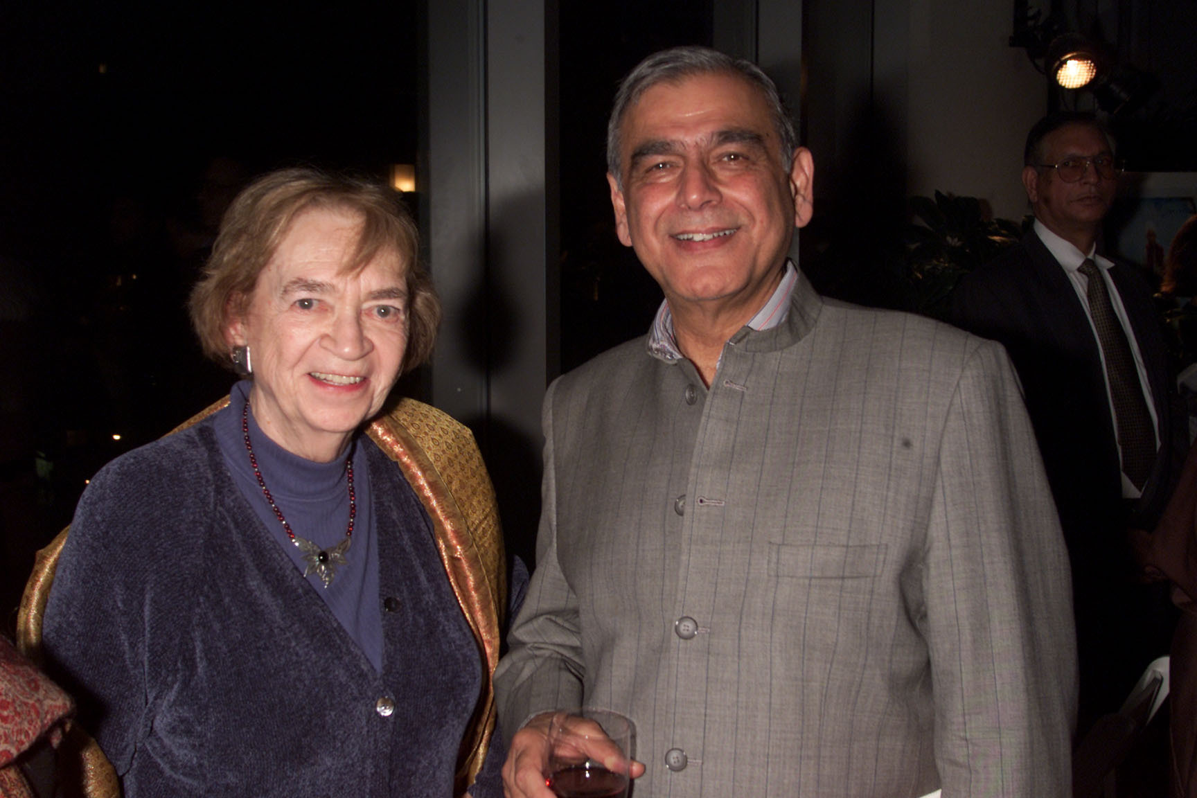 Judith Crist and Ismail Merchant