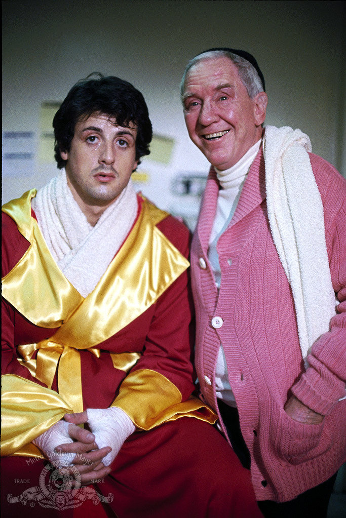 Still of Sylvester Stallone and Burgess Meredith in Rocky (1976)