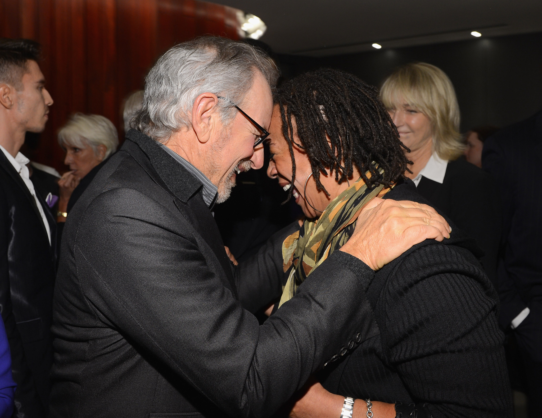 Steven Spielberg and S. Epatha Merkerson at event of Linkolnas (2012)