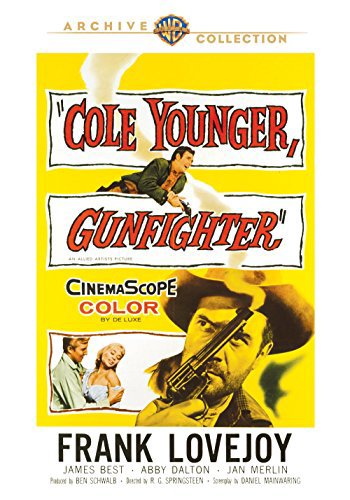 Abby Dalton, Frank Lovejoy and Jan Merlin in Cole Younger, Gunfighter (1958)