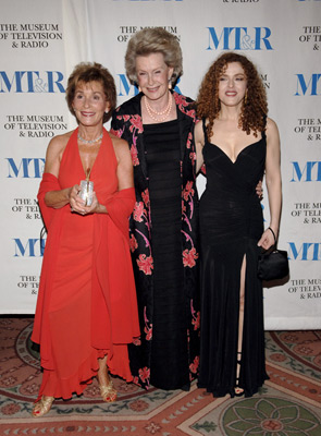 Bernadette Peters, Judy Sheindlin and Dina Merrill