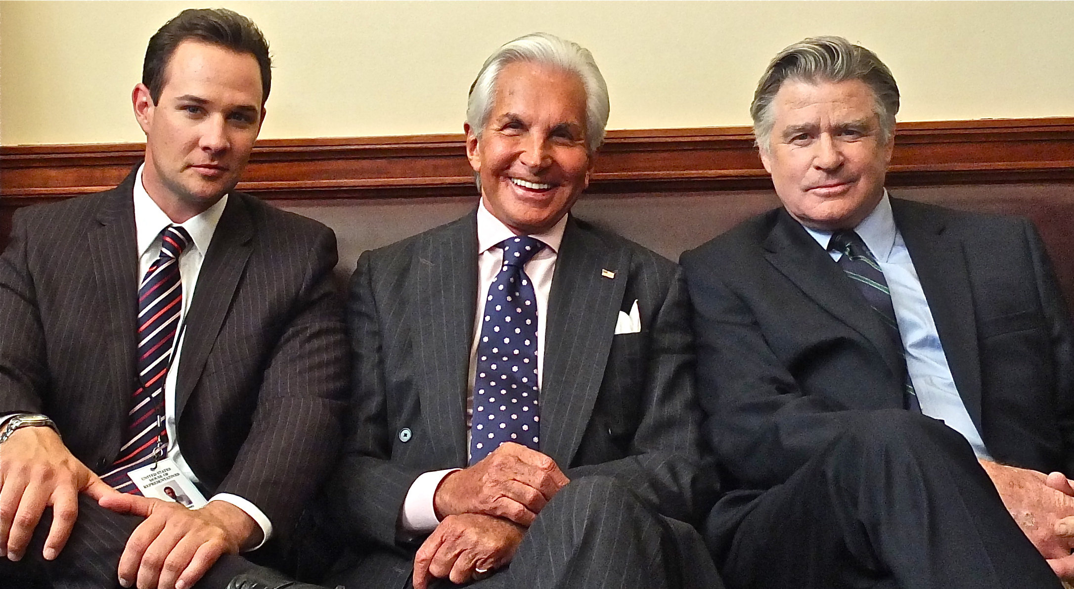Still of George Hamilton, Treat Williams and Ryan Merriman in The Congressman (2016)