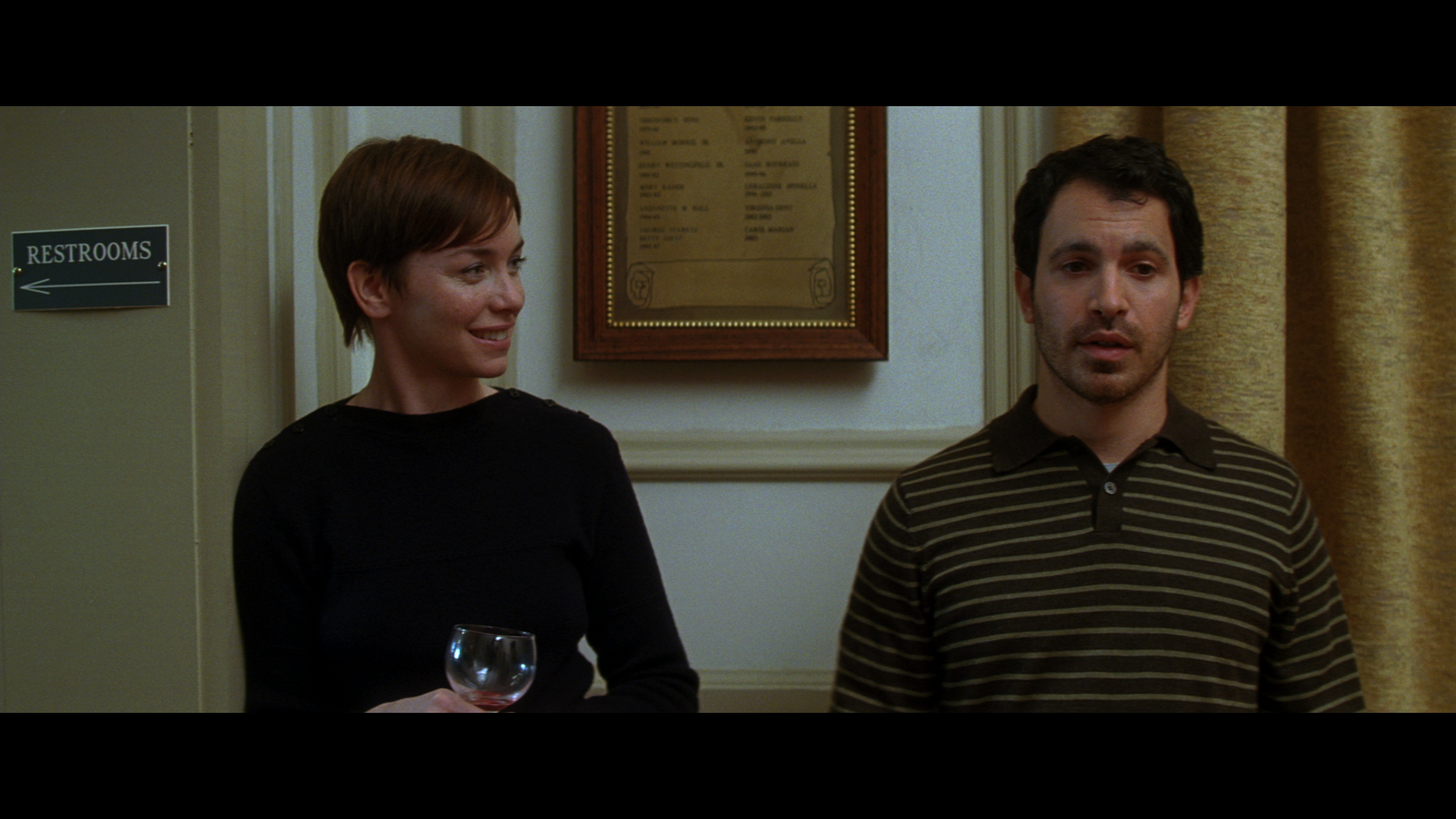 Still of Chris Messina and Julianne Nicholson in Brief Interviews with Hideous Men (2009)