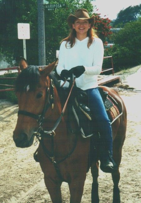 LoriDawn is also a professsional horseback rider and trainer.