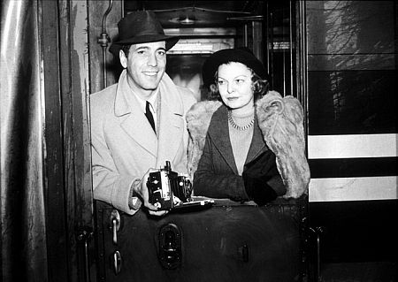 Humphrey Bogart and his third wife, Mayo Methot, circa 1942.