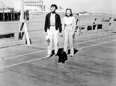 Humphrey Bogart and his third wife, Mayo Methot, in Avalon, Catalina Island, circa 1941.