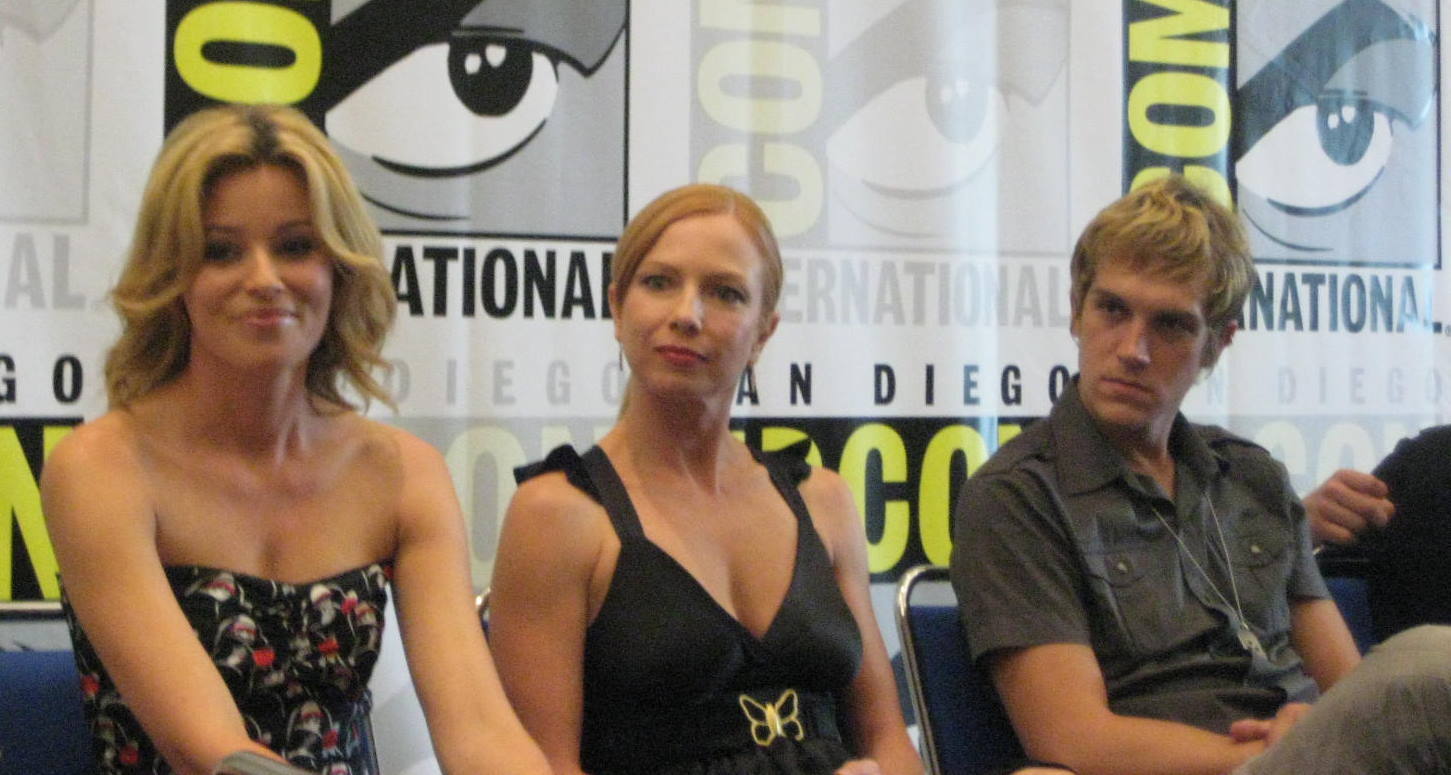 Traci Lords, Elizabeth Banks and Jason Mewes at event of Zack and Miri Make a Porno (2008)