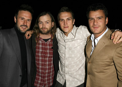 David Arquette, Balthazar Getty, Jason Mewes and Stephen Heath at event of The Tripper (2006)