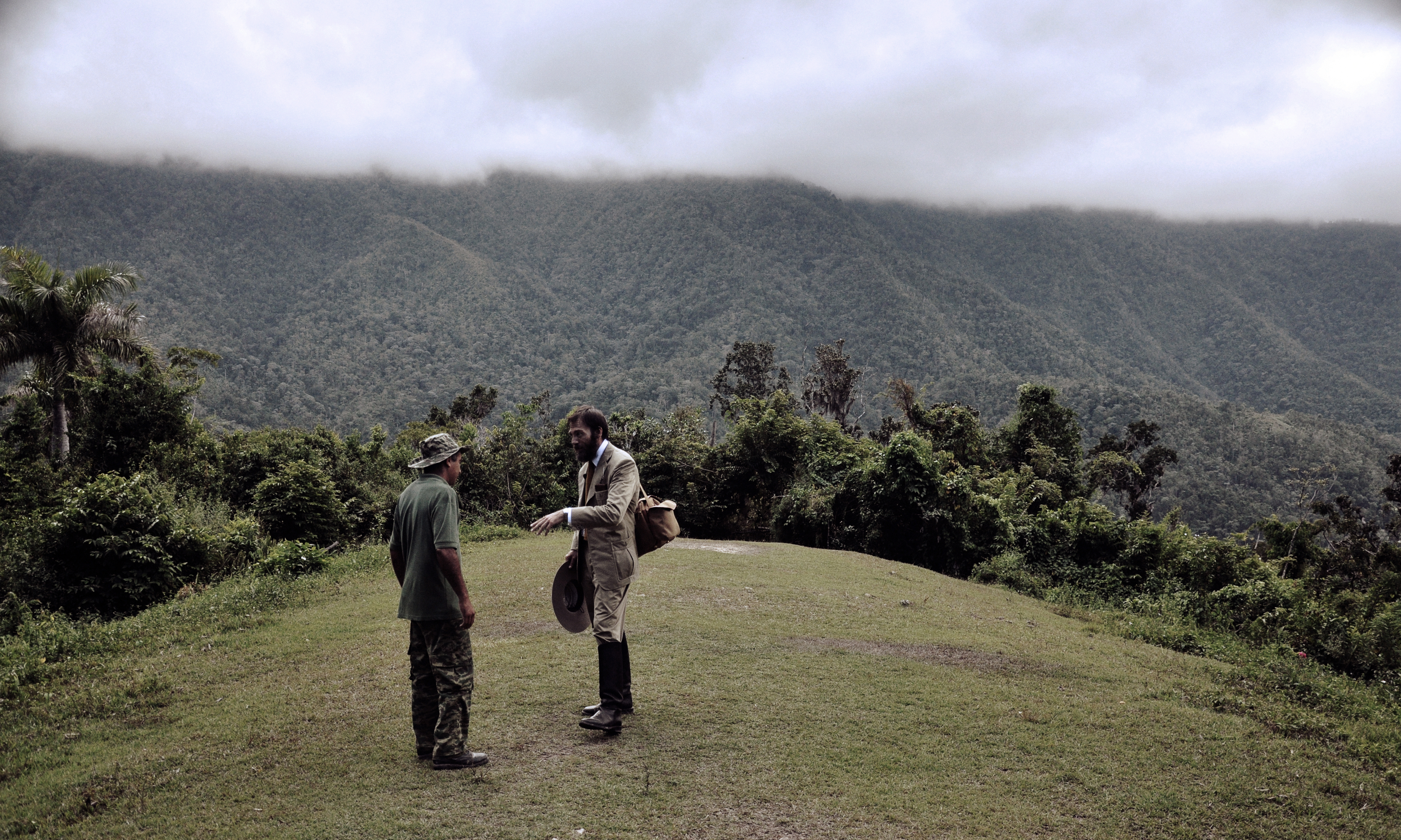 On the Sierra Maestra, Cuba 2009, during the shooting of SOY LA OTRA CUBA