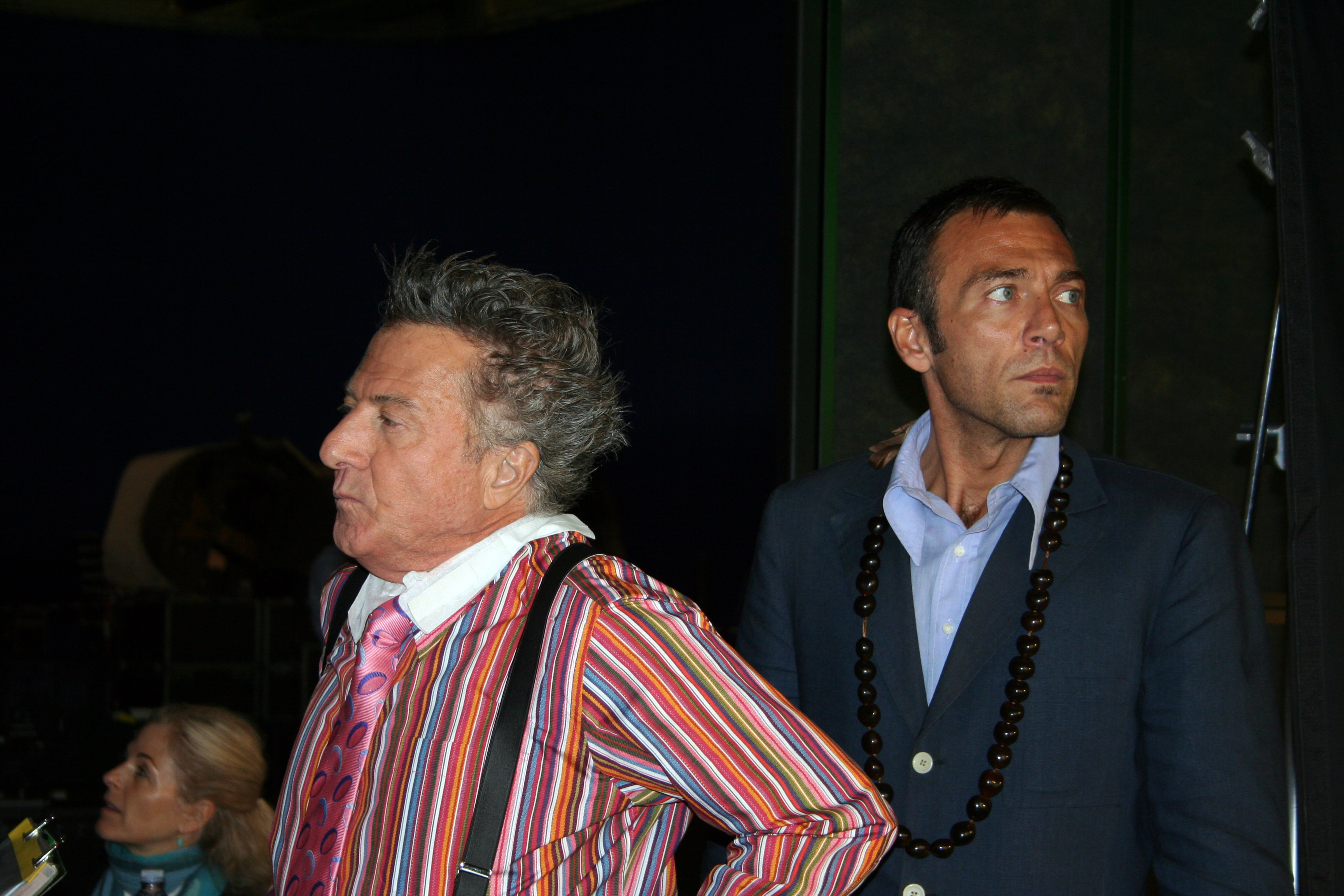 with Dustin Hoffman, Milan 2007