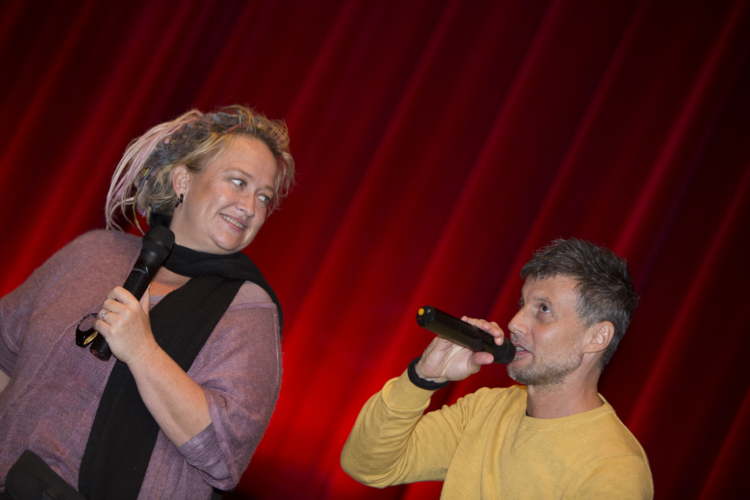 Jennifer Lynch and David Michaels at SLIFF 2012.
