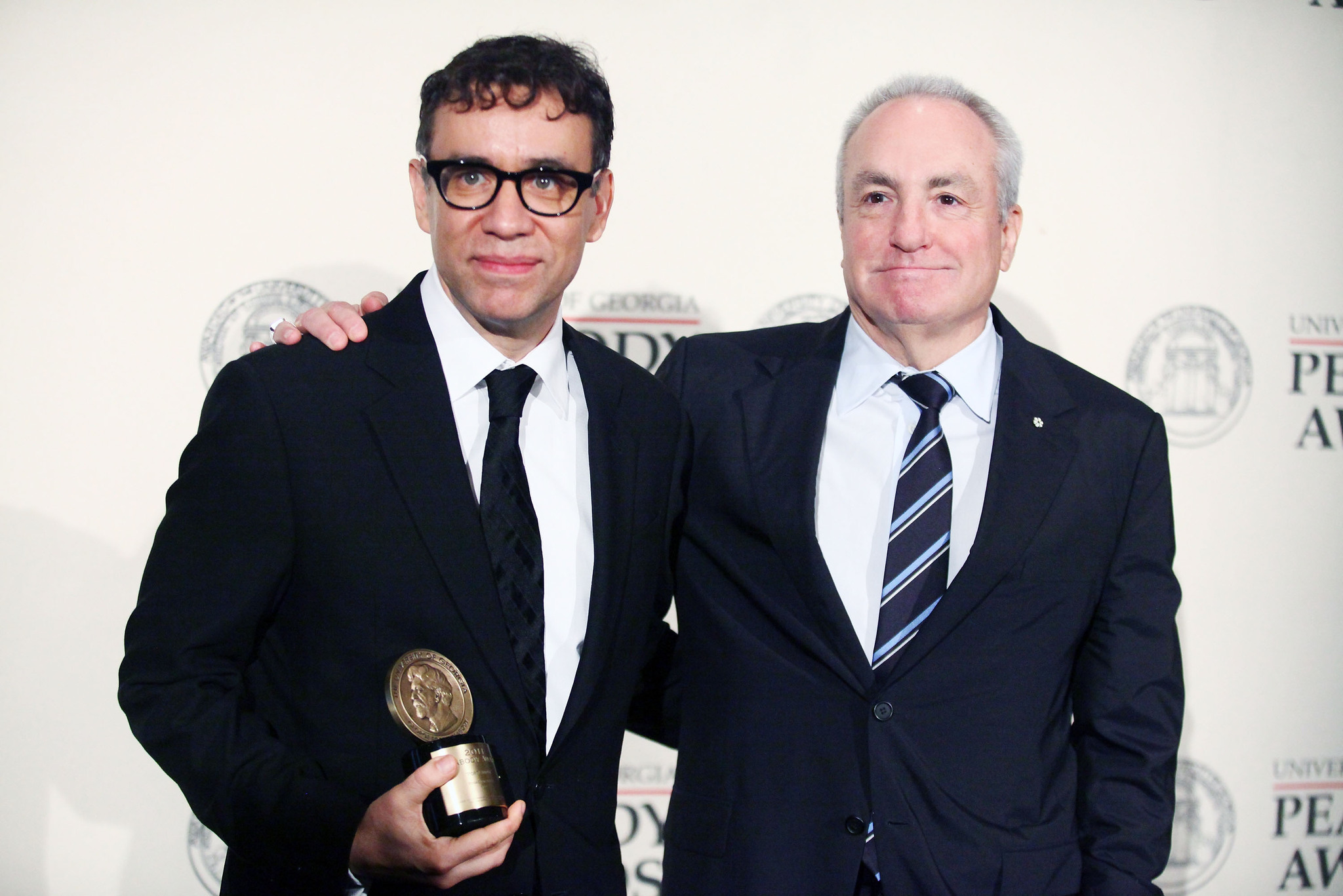 Fred Armisen and Lorne Michaels