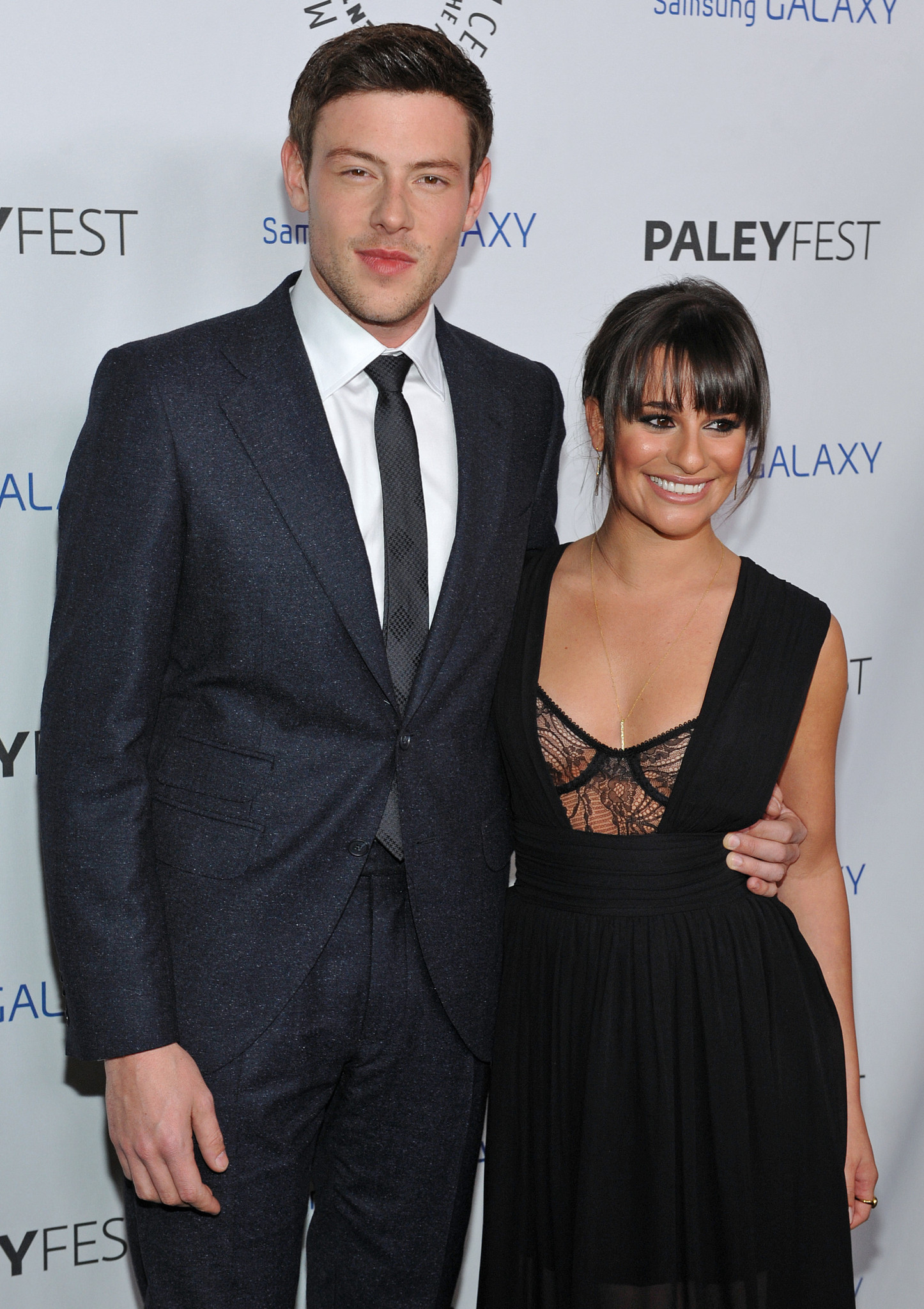 Lea Michele and Cory Monteith