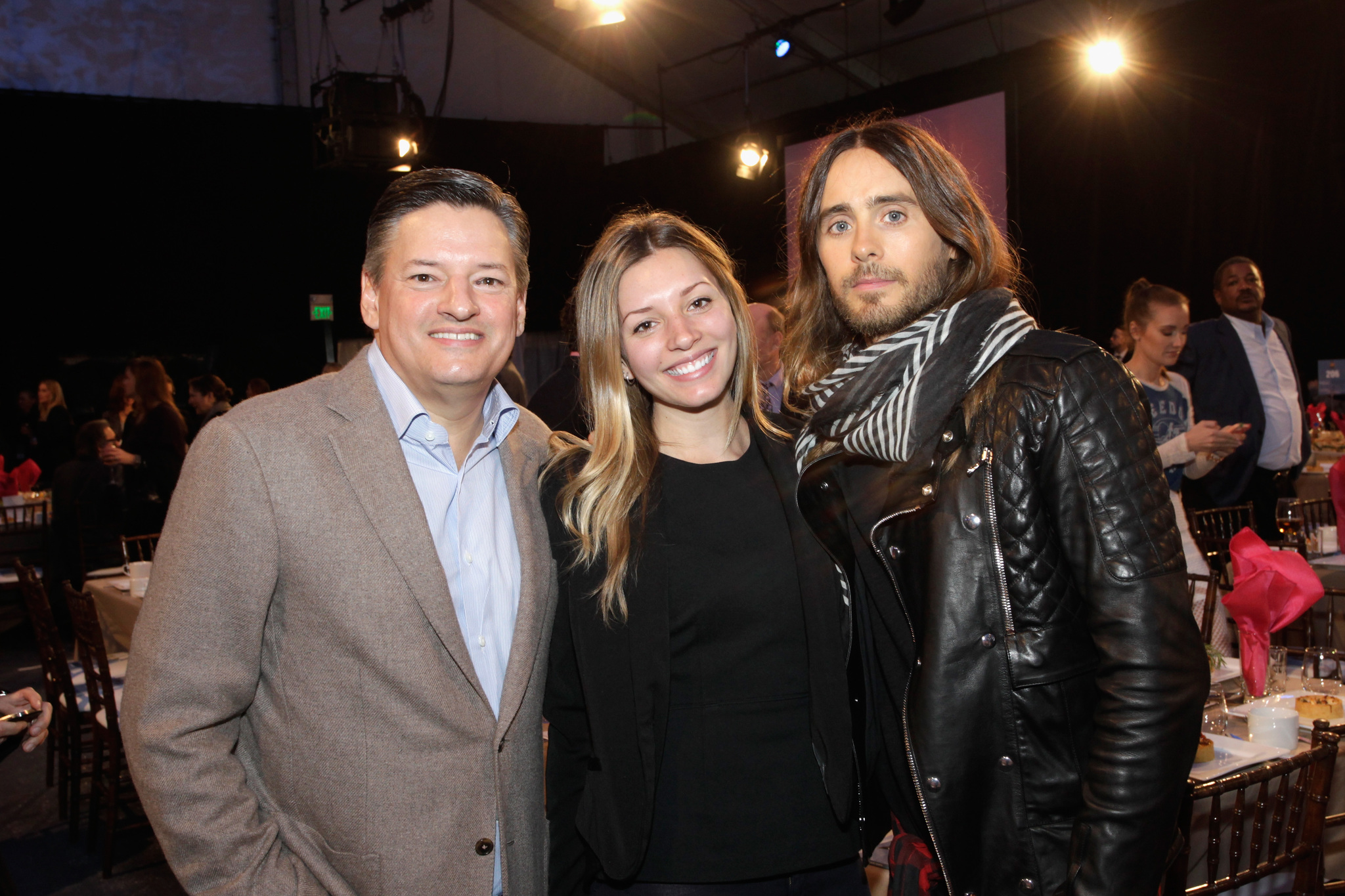 Jared Leto, Randall Michelson and Ted Sarandos