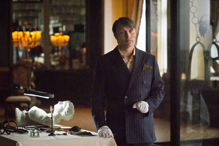 Still of Mads Mikkelsen in Hanibalas (2013)