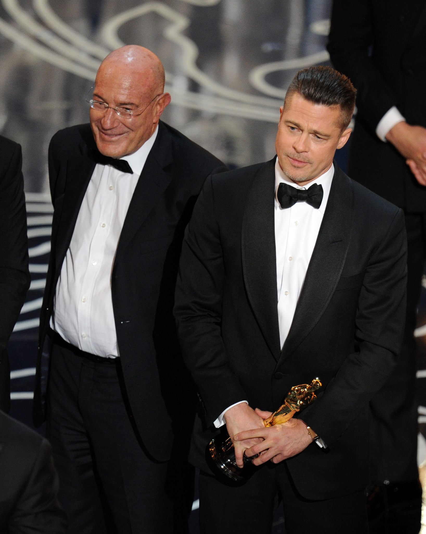 Brad Pitt and Arnon Milchan at event of The Oscars (2014)
