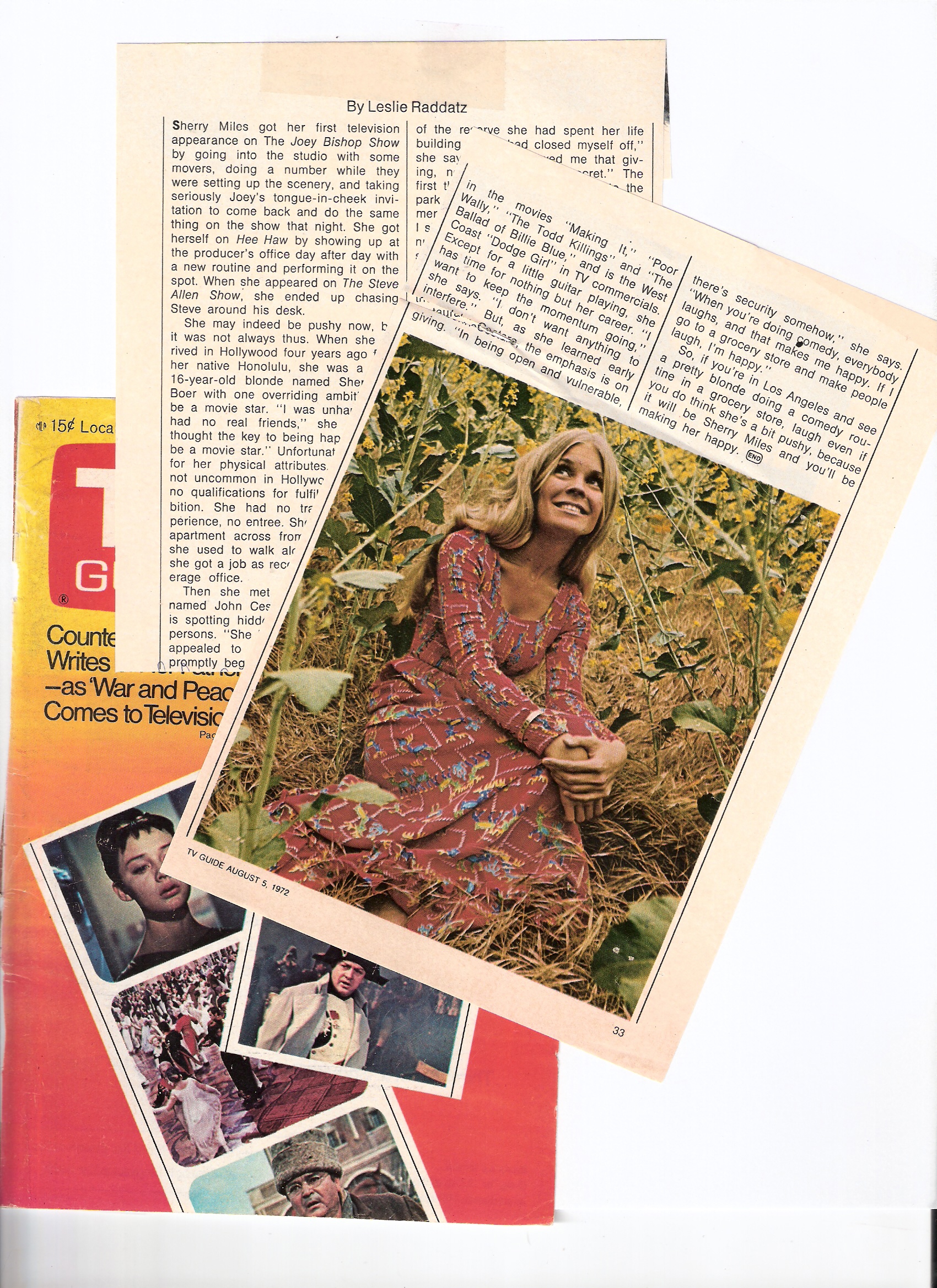 Feature story in TV Guide August 5-11, 1972.