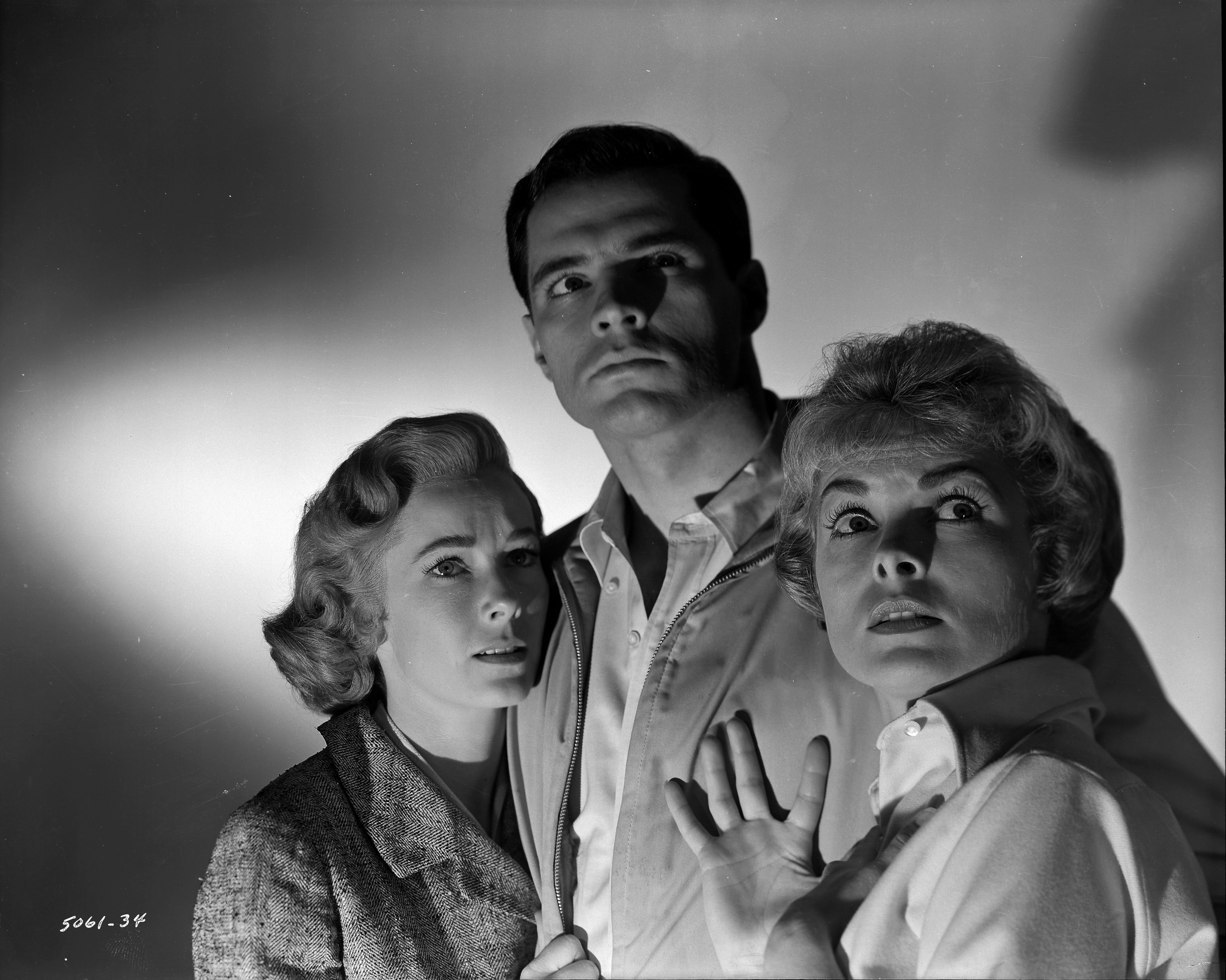 John Gavin, Janet Leigh and Vera Miles in Psichopatas (1960)