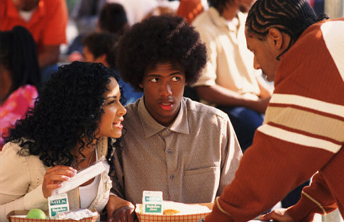 Still of Nick Cannon, Christina Milian and Al Thompson in Love Don't Cost a Thing (2003)