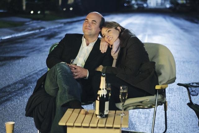 Still of Ian Gomez and Christa Miller in Cougar Town (2009)