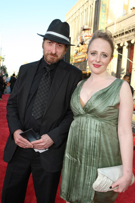Frank Miller and Kimberly Cox at event of The X Files: I Want to Believe (2008)