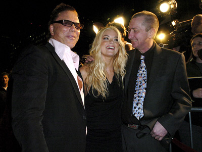 Mickey Rourke, Jaime King and Frank Miller at event of Nuodemiu miestas (2005)