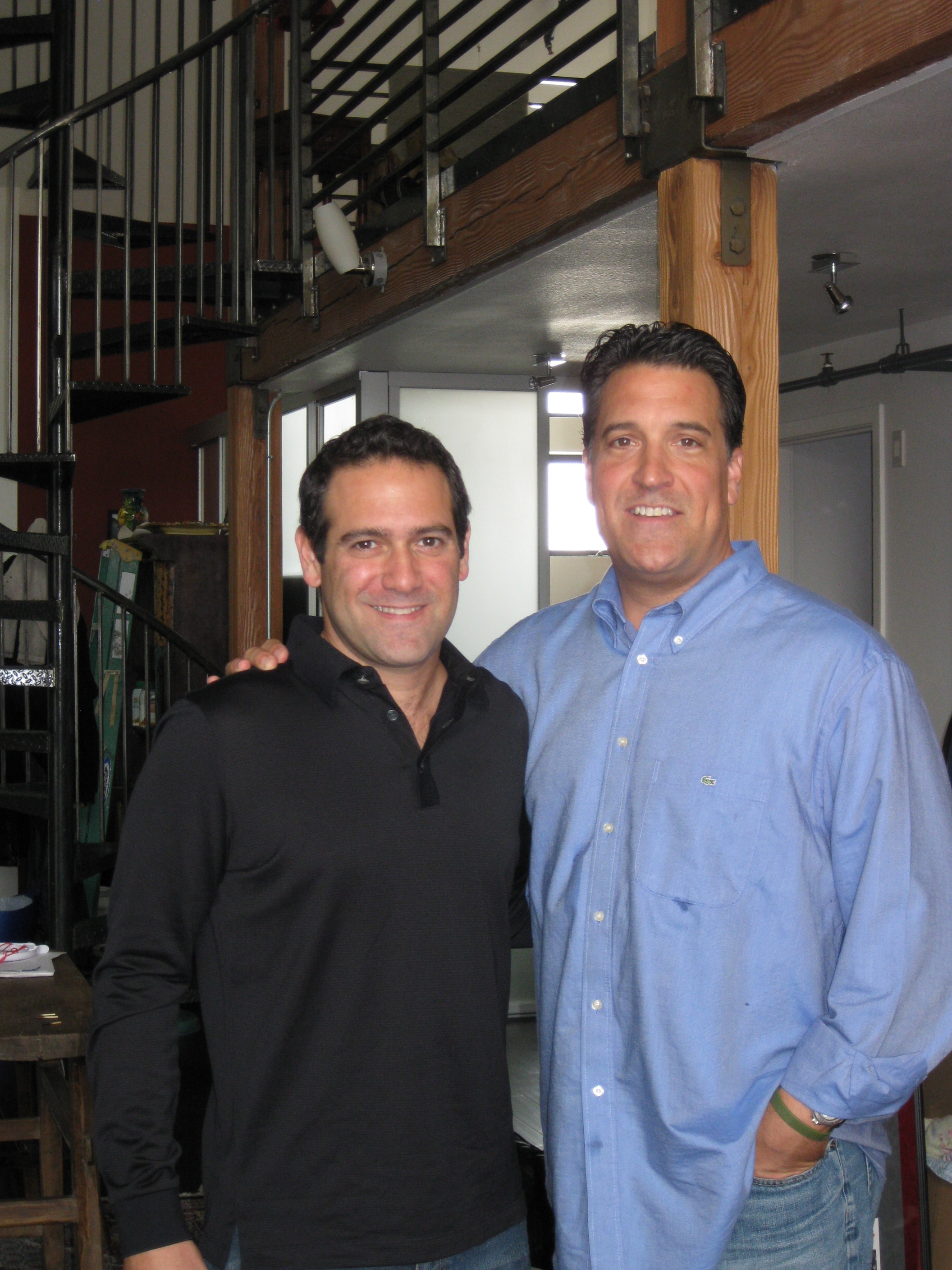 Gregg Interviews New Head Basketball coach of St. Johns University Steve Lavin, for his show Who's huge in sports?