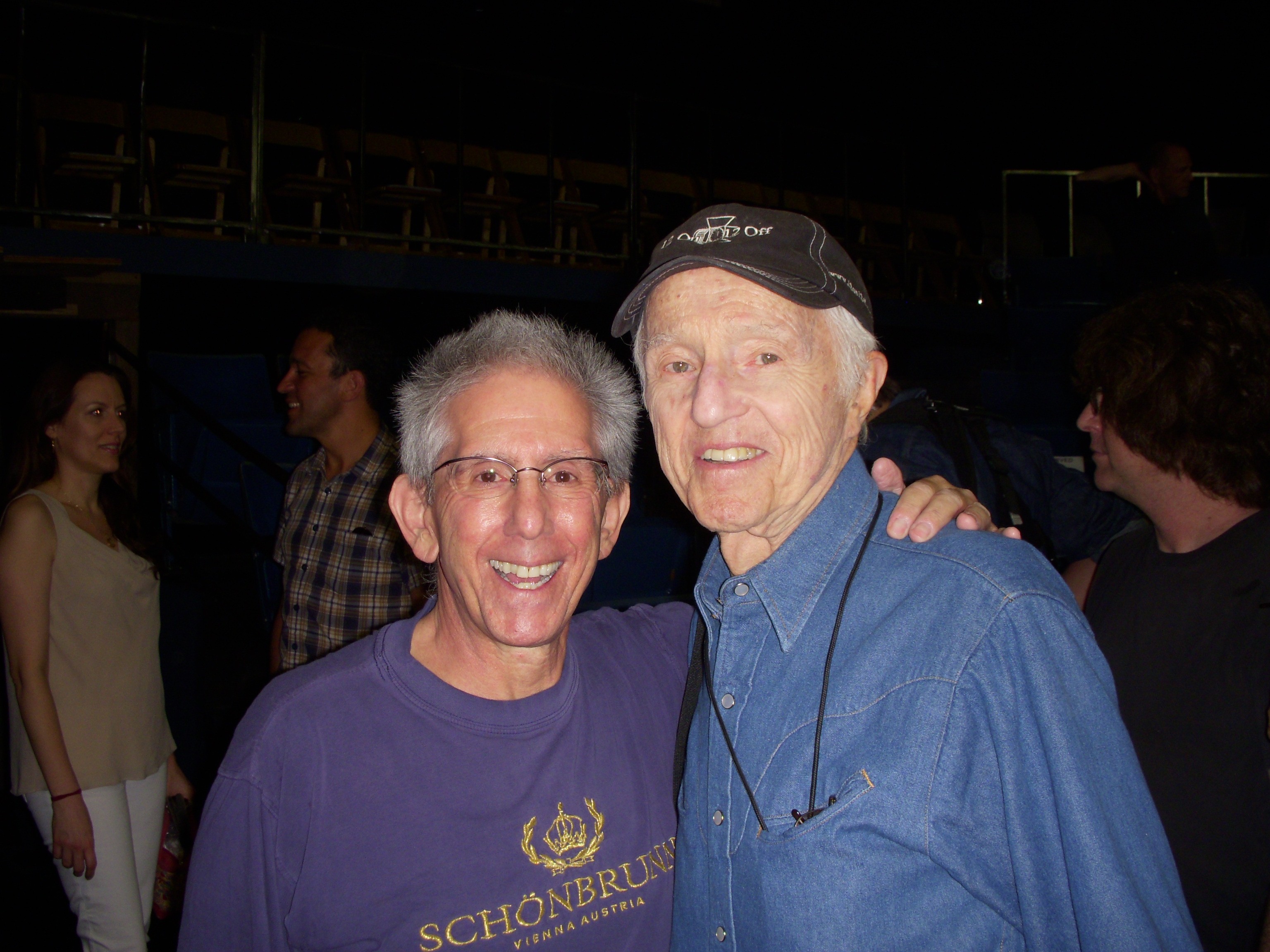 With the legendary 2 time Oscar winning cinematographer Haskell Wexler as he filmed our play 