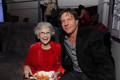 Dennis Quaid and Jeanette Miller at event of Legionas (2010)