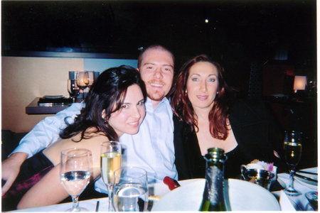 Nadia Wit, Joel Miller and Leslie La Page at Kids Help Line benefit in Vancouver New Years Eve of 2005