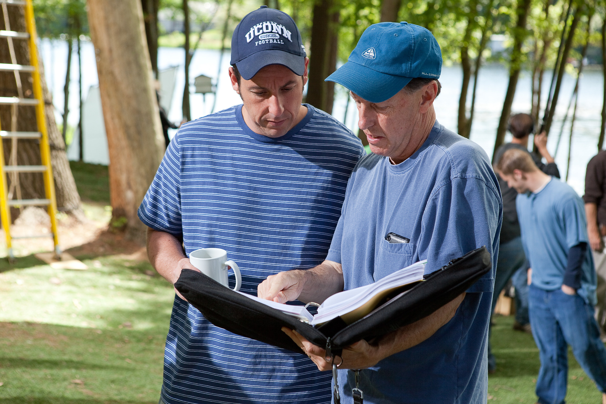 Adam Sandler and Dennis Dugan in Grown Ups (2010)