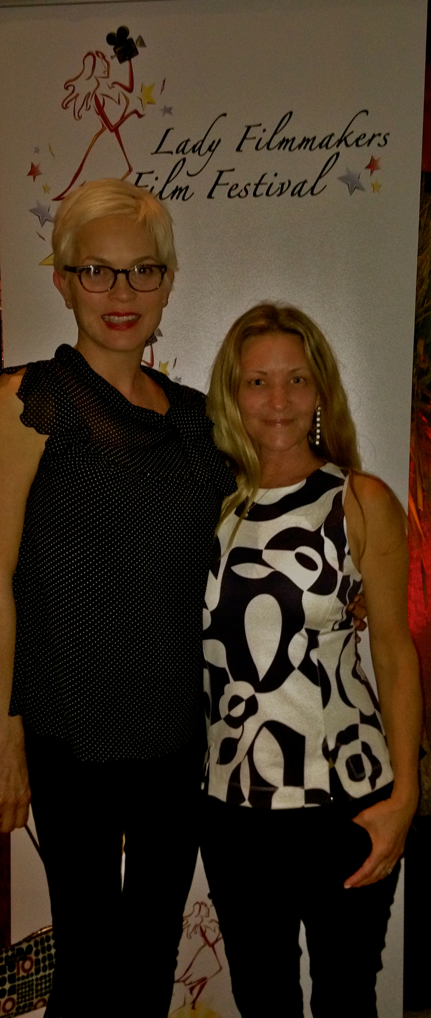 With Elizabeth Gracen