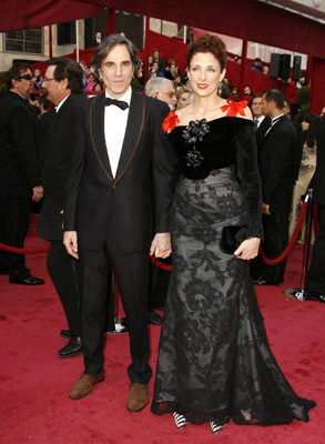 Daniel Day-Lewis and Rebecca Miller at event of The 80th Annual Academy Awards (2008)