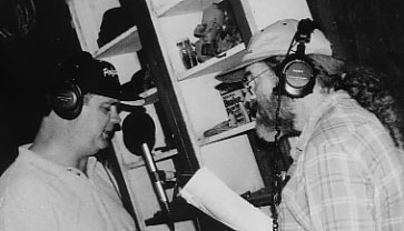 Dan Hunt & Ted the Fiddler as voice over during the telephone exchange. A Shade of Gray
