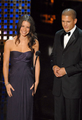 Wentworth Miller and Evangeline Lilly