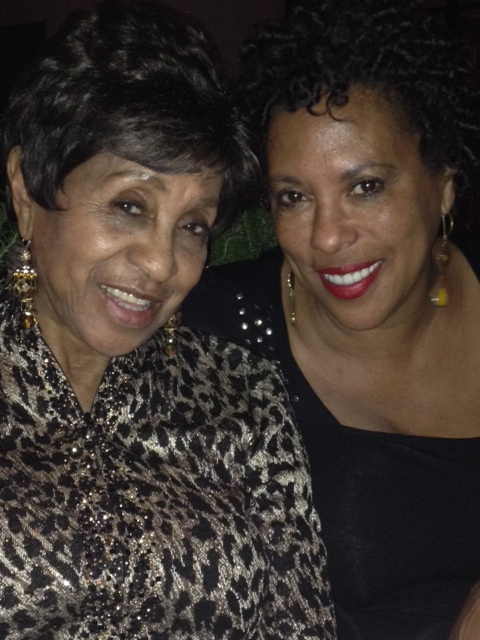 Angela Gibbs with mother, Marla Gibbs