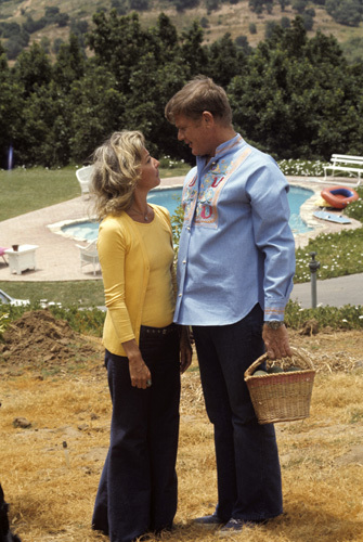 Martin Milner at home with wife Judith Bess Jones