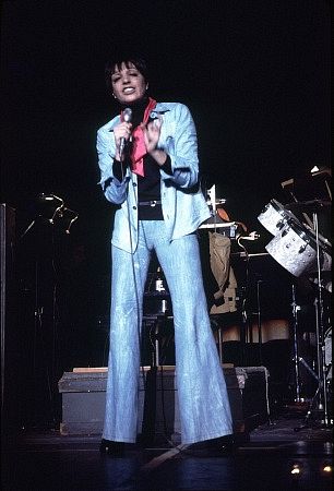 Liza Minnelli in Los Angeles, 1974.