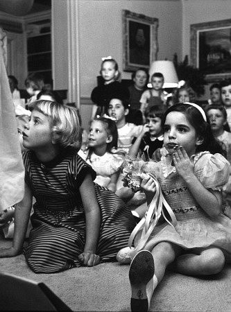 Liza Minnelli at her 6th Birthday Party in Los Angeles, Ca., 1952.
