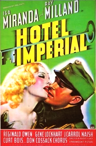 Ray Milland and Isa Miranda in Hotel Imperial (1939)