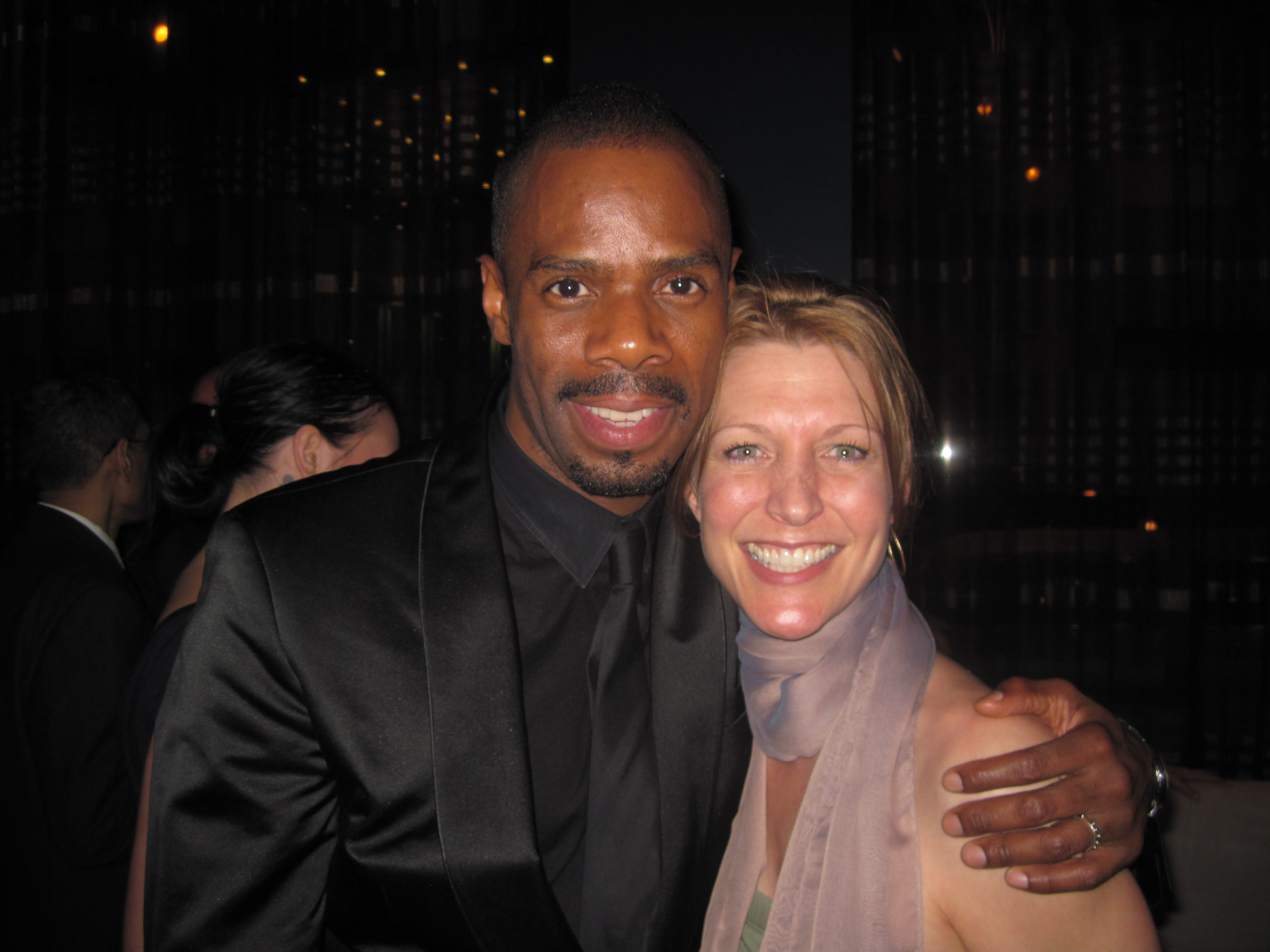 With Coleman Domingo at The Drama Desk awards