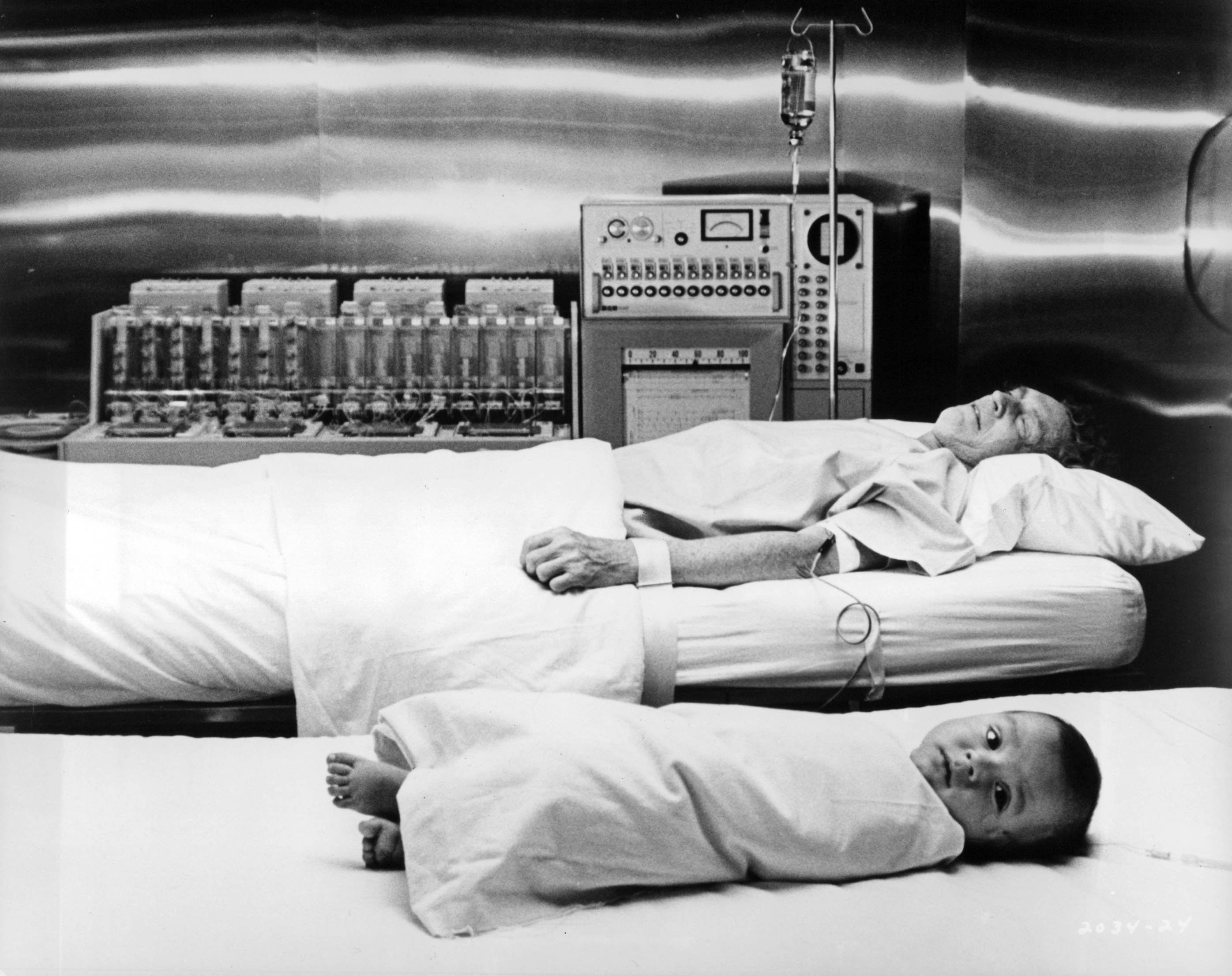 Still of George Mitchell and Robert Soto in The Andromeda Strain (1971)