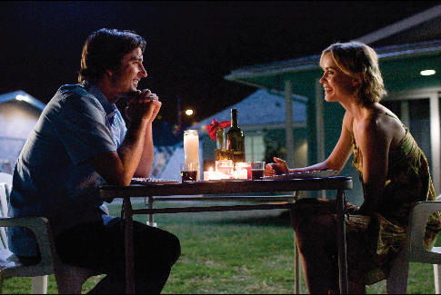 Still of Luke Wilson and Radha Mitchell in Henry Poole Is Here (2008)