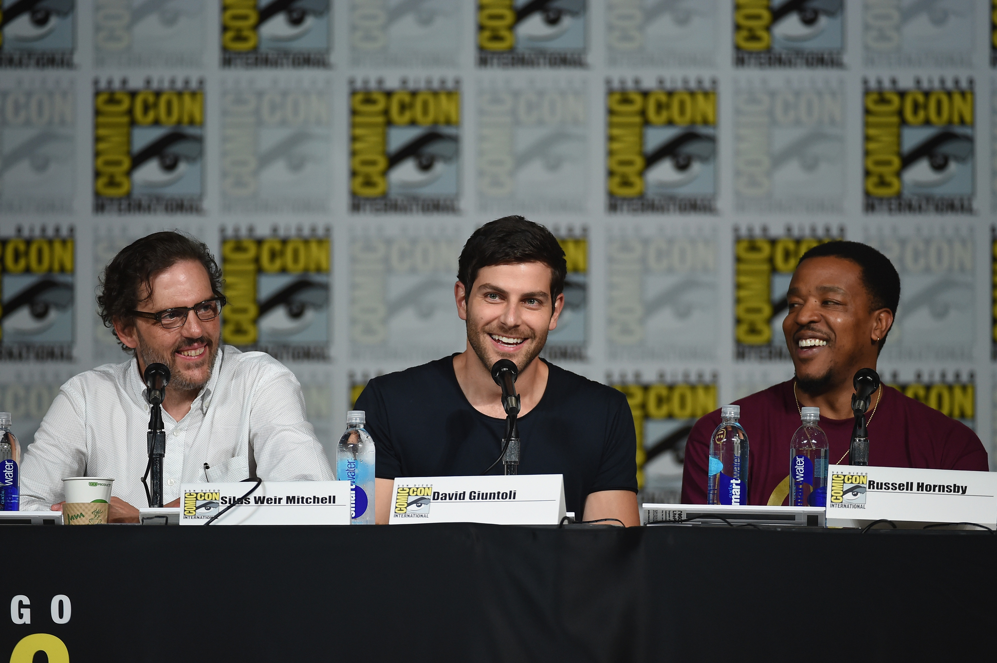 Russell Hornsby, Silas Weir Mitchell and David Giuntoli at event of Grimm (2011)